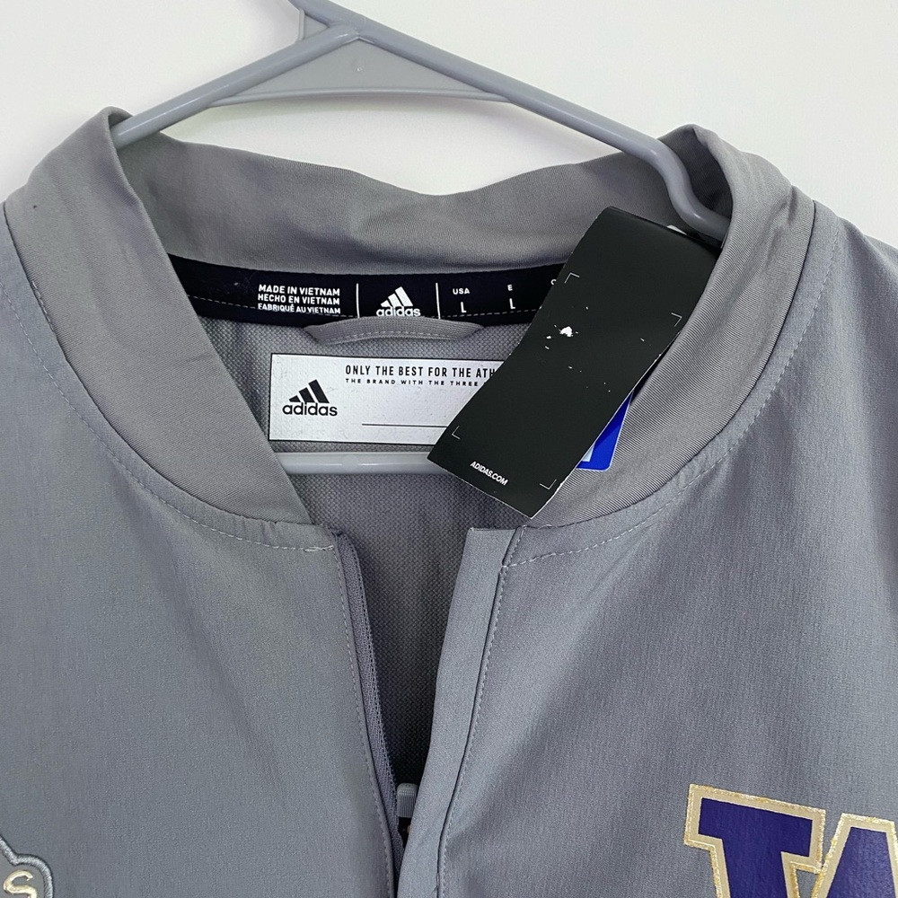 ADIDAS UW 3/4 Zip Windbreaker - Picture 4 of 6